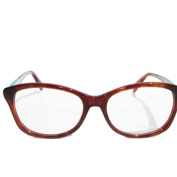 NEW DIESEL DL5088 052 54-18-145 HAVANA GREEN UNISEX EYEGLASSES